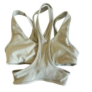 ALO Yoga Off White Sports Bra